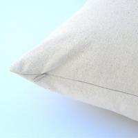 Shabby Cottage Pillow Cover, Beige Blue Patchwork 19" x 19" Country Patches Home Décor, USA Handmade