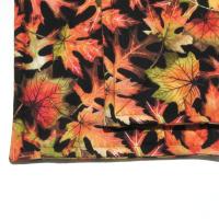 Swirling Autumn Leaves Potholders, Colorful Red Gold Maple Leaf Hot Pads, USA Made Housewarming or Hostess Gift