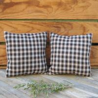 Mini Tweedy Pillow Set 7" for Fall Décor, Autumn Mantel Decoration, Centerpiece for Fall Table, Seasonal Photo Props, USA Made