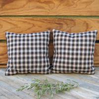 Mini Tweedy Pillow Set 7" for Fall Décor, Autumn Mantel Decoration, Centerpiece for Fall Table, Seasonal Photo Props, USA Made