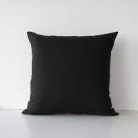 Retro Birds Pillow Cover in White, Gold, Grey Linen Cotton Blend, KAS Designer Print, 21 x 21 Inches