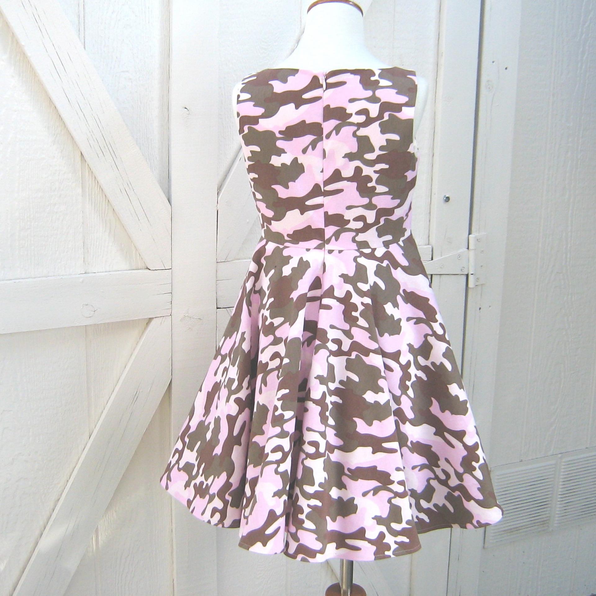 Pink camo flower girl dresses online